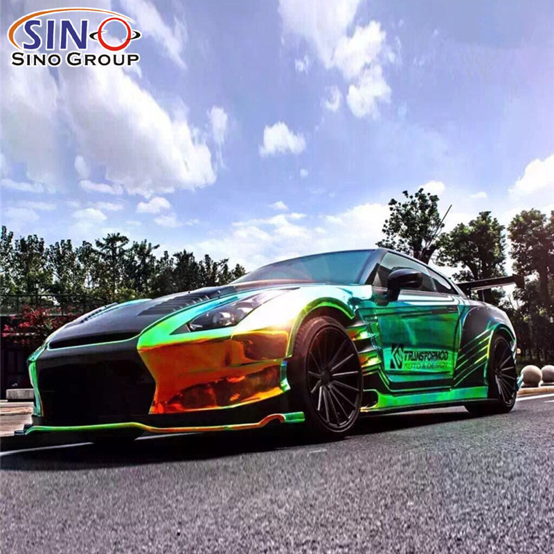 CL-CR Chrome Rainbow Holographic Car Wrap Vinyl Film - SINO VINYL