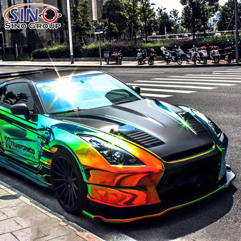 CL-CR Chrome Rainbow Holographic Car Wrap Vinyl Film - SINO VINYL