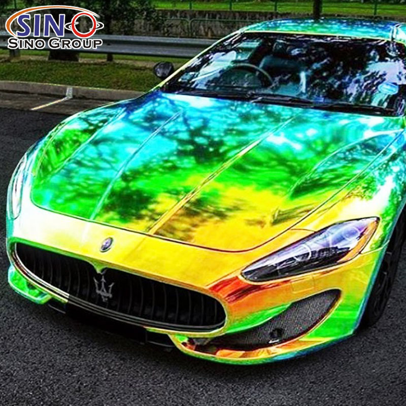 CL-CR Chrome Rainbow Holographic Car Wrap Vinyl Film