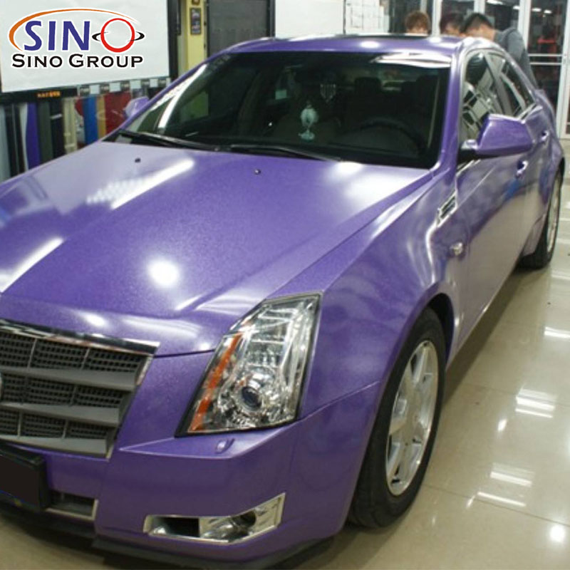 CL-DC Elmas kristal metal araba gövdesi yapışkanlı vinil film