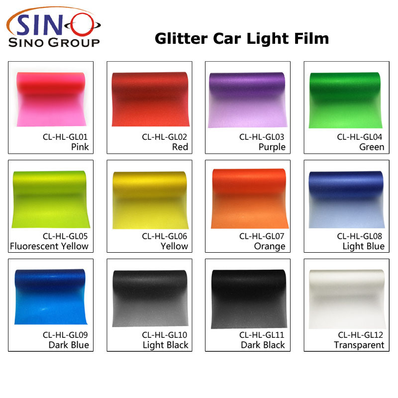 CL-HL-GL Filme colorido para faróis de carro diamante