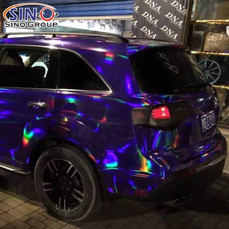 CL-LS Vinil envoltório de carro laser de cromo