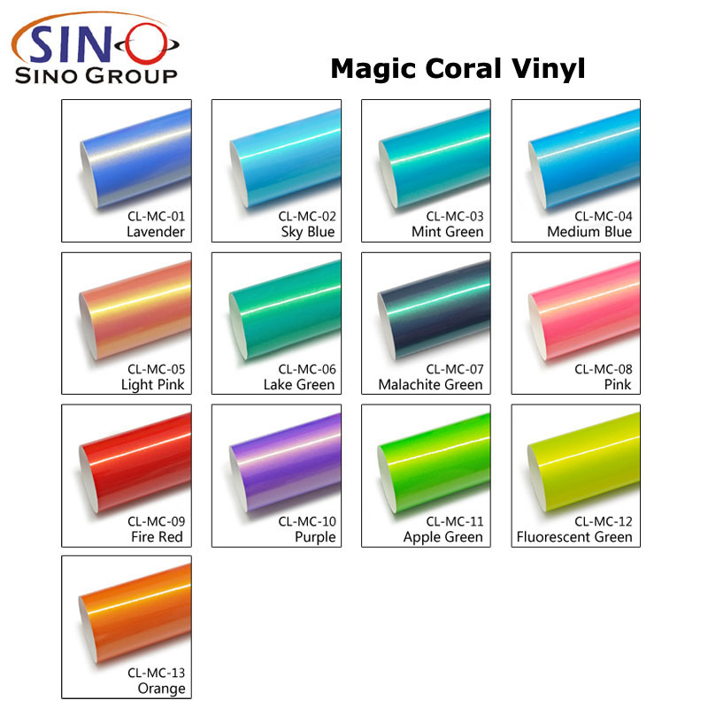 CL-MC Sihirli mercan otomotiv araba sarma vinil filmi