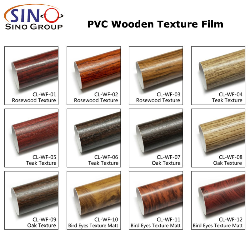 CARLIKE CL-WF Wooden Texture Glossy Car Body Vinyl Film