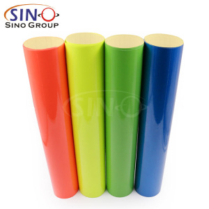 Fluorescent PVC Color Self Adhesive Vinyl Film