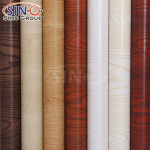 PVC Wood Grain Texture Decoration Self Adhesive Vinyl Film