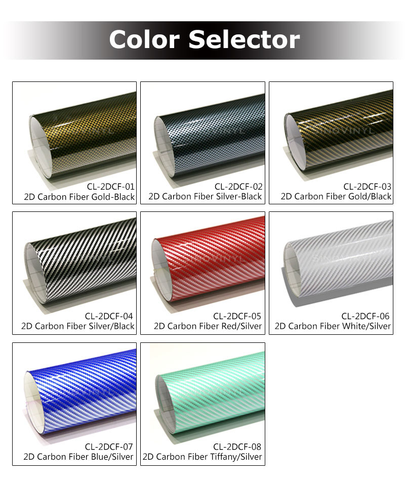 CARLIKE CL-2DCF 2D Carbon Fiber Vinyl Film