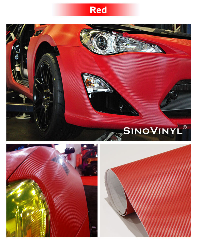 CARLIKE CL-3DCF 3D Self Adhesive Carbon Fiber Vinyl Sticker