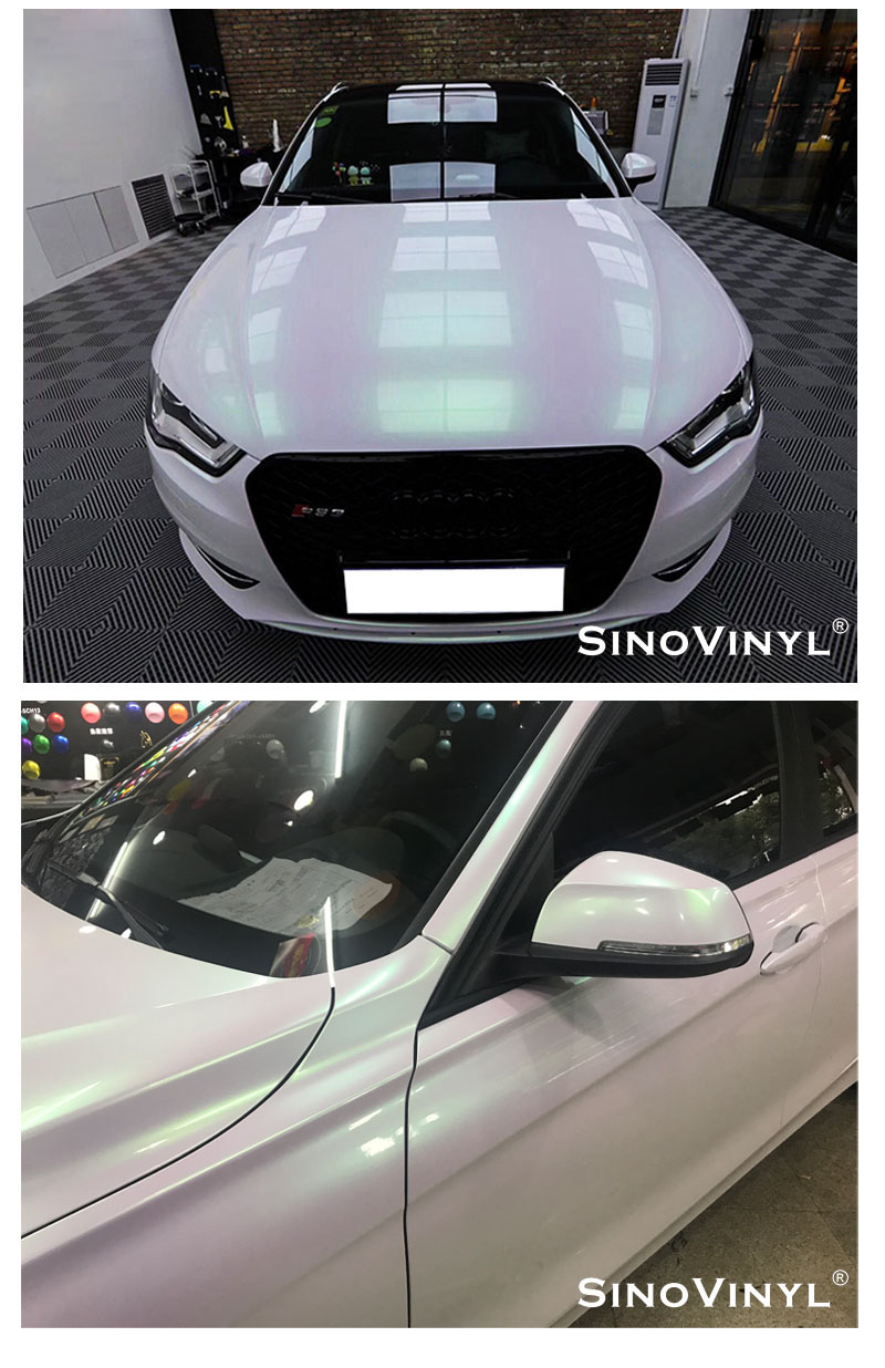 CARLIKE CL-AW Aurora White Car Body Sticker Vinyl Film