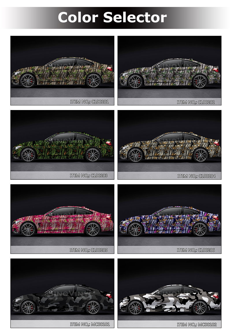 CARLIKE CL-CA Camouflage Sticker Car Body Vinyl Film