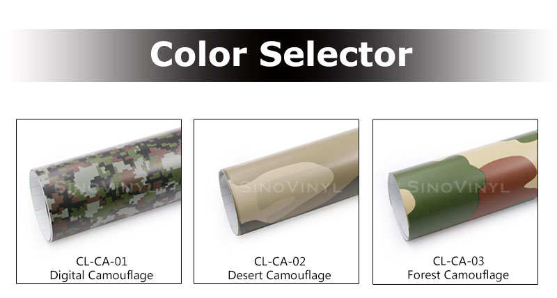 CARLIKE CL-CA Camouflage Sticker Car Body Vinyl Film