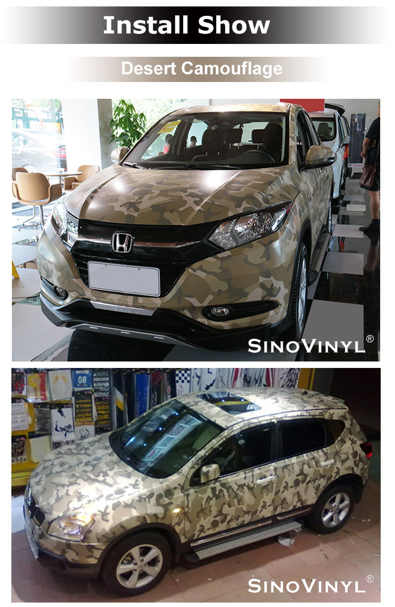 CARLIKE CL-CA Camouflage Sticker Car Body Vinyl Film