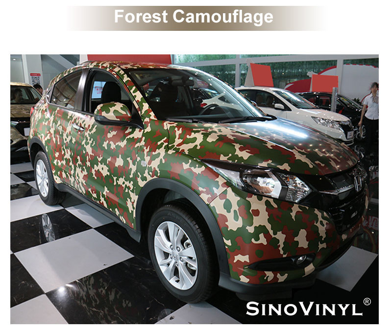 CARLIKE CL-CA Camouflage Sticker Car Body Vinyl Film