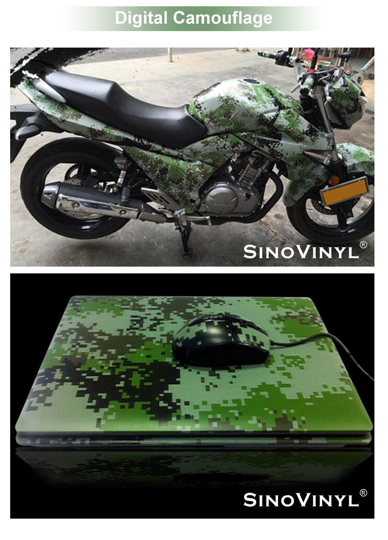 CARLIKE CL-CA Camouflage Sticker Car Body Vinyl Film