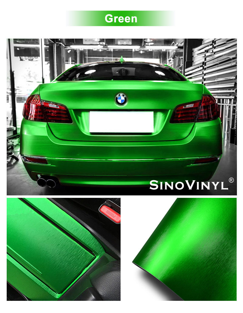 CARLIKE CL-CB Chrome Metallic Aluminum Brushed Decoration Vinyl Car Wrap