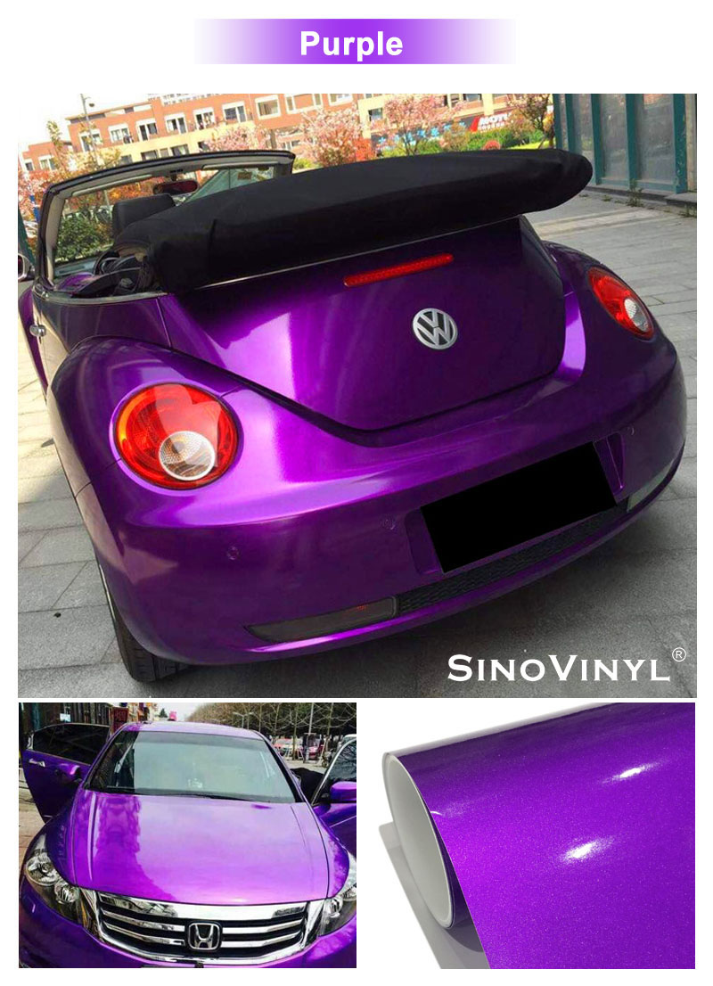 CARLIKE CL-CG Glossy Chrome Metallic Car Wrap Vinyl Film