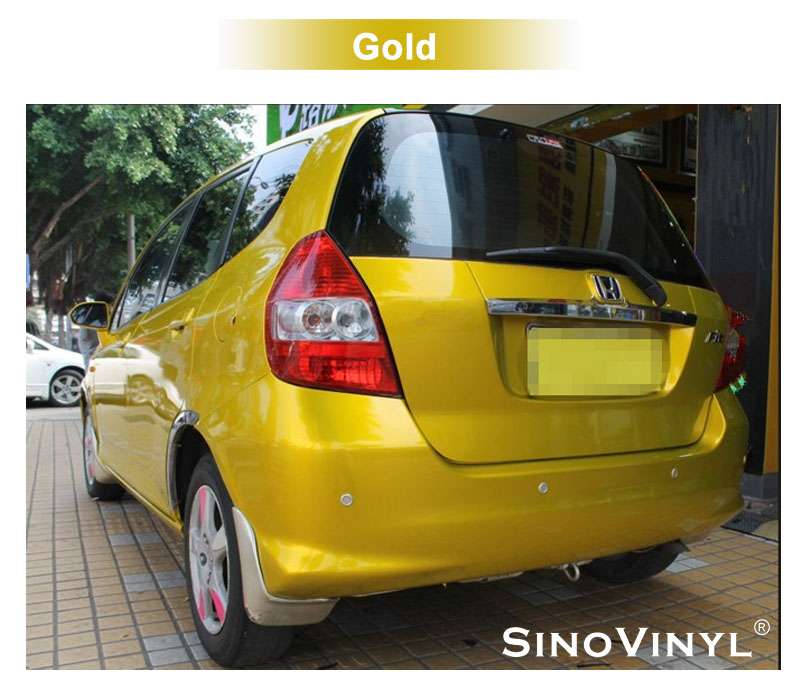 CARLIKE CL-CG Glossy Chrome Metallic Car Wrap Vinyl Film