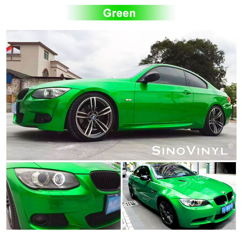 CARLIKE CL-CG Glossy Chrome Metallic Car Wrap Vinyl Film