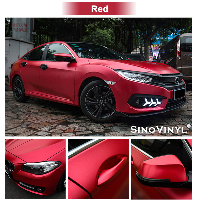 CARLIKE CL-EM Matte Electro Metallic Vinyl Car Wrap