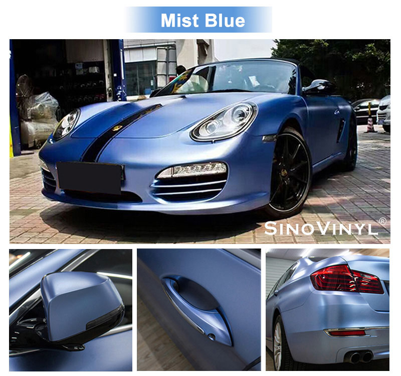 CARLIKE CL-EM Matte Electro Metallic Vinyl Car Wrap