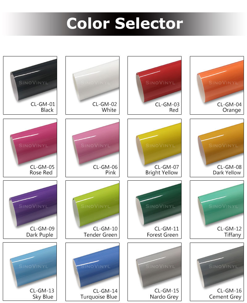 CARLIKE CL-GM Super Gloss Piano Car Wrap Vinyl Roll