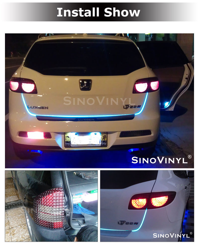 CARLIKE CL-HL-3D 3D Lens Cat Eyes Car Headlight Tint Sticker Film