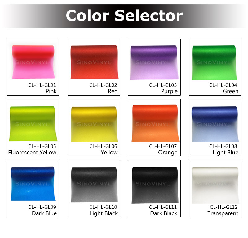 CARLIKE CL-HL-GL Glitter Car Headlight Taillight Tint Film