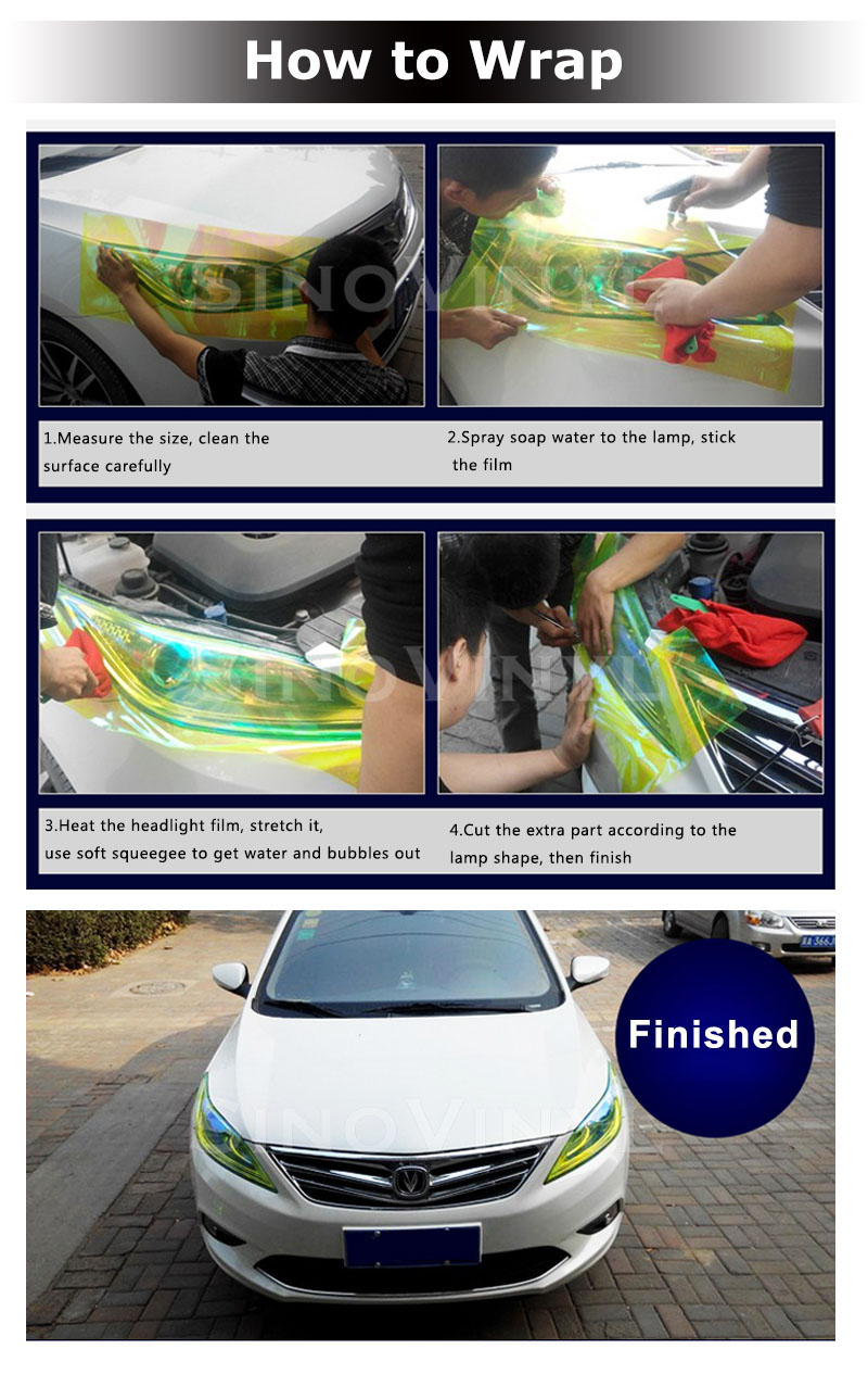 CARLIKE Premium+ Headlight Tint Film How To Use