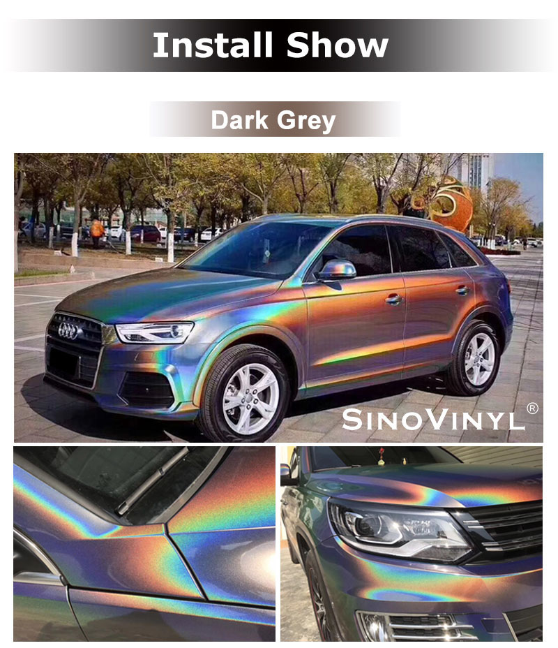 CARLIKE CL-IL Iridescence Laser Glitter Car Wrap Vinyl Sticker