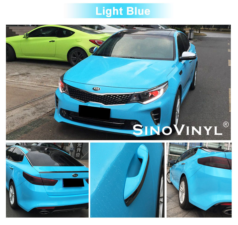 CARLIKE CL-SV Super Gloss Crystal Vinyl Car Wrap Film