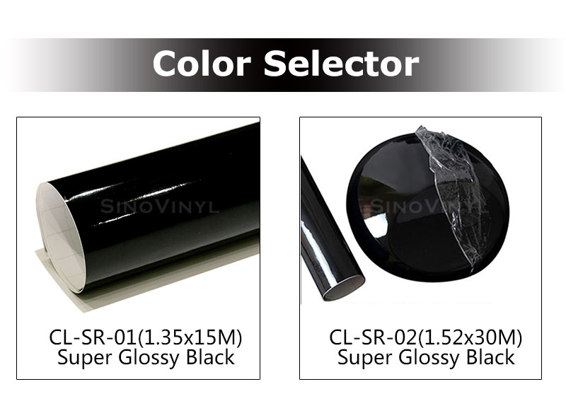 CARLIKE CL-SR Super Gloss Siyah Sunroof Vinil Filmi