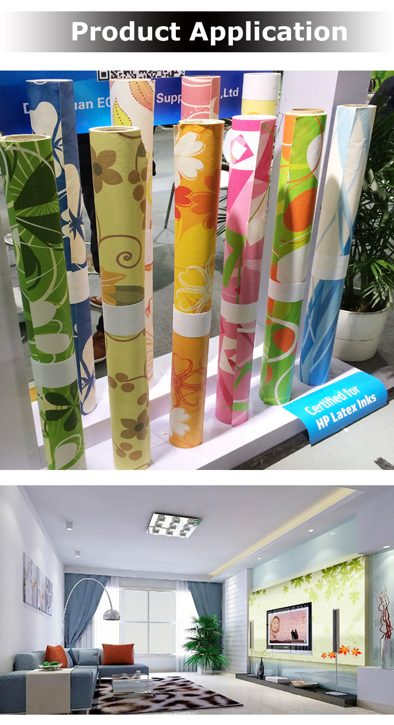 Eco Solvent UV Latex Inkjet Printing Graphic Wallpaper