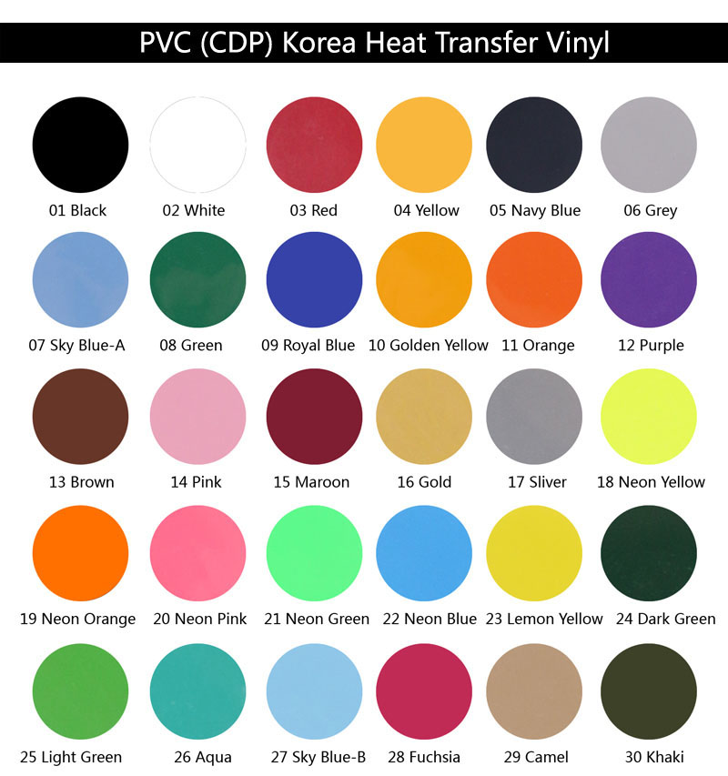 Korea Heat Transfer Vinyl PU PVC Glitter Metallic Flock Hologram HTV For T-shirt