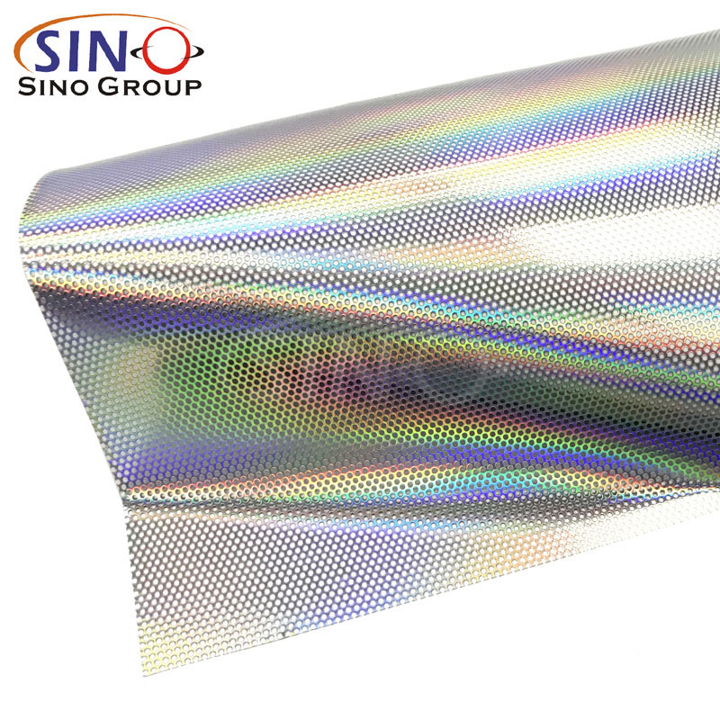 Rainbow Holographic Silver Chrome Magic Vinyl - Outdoor Decorative Adhesive  Vinyl