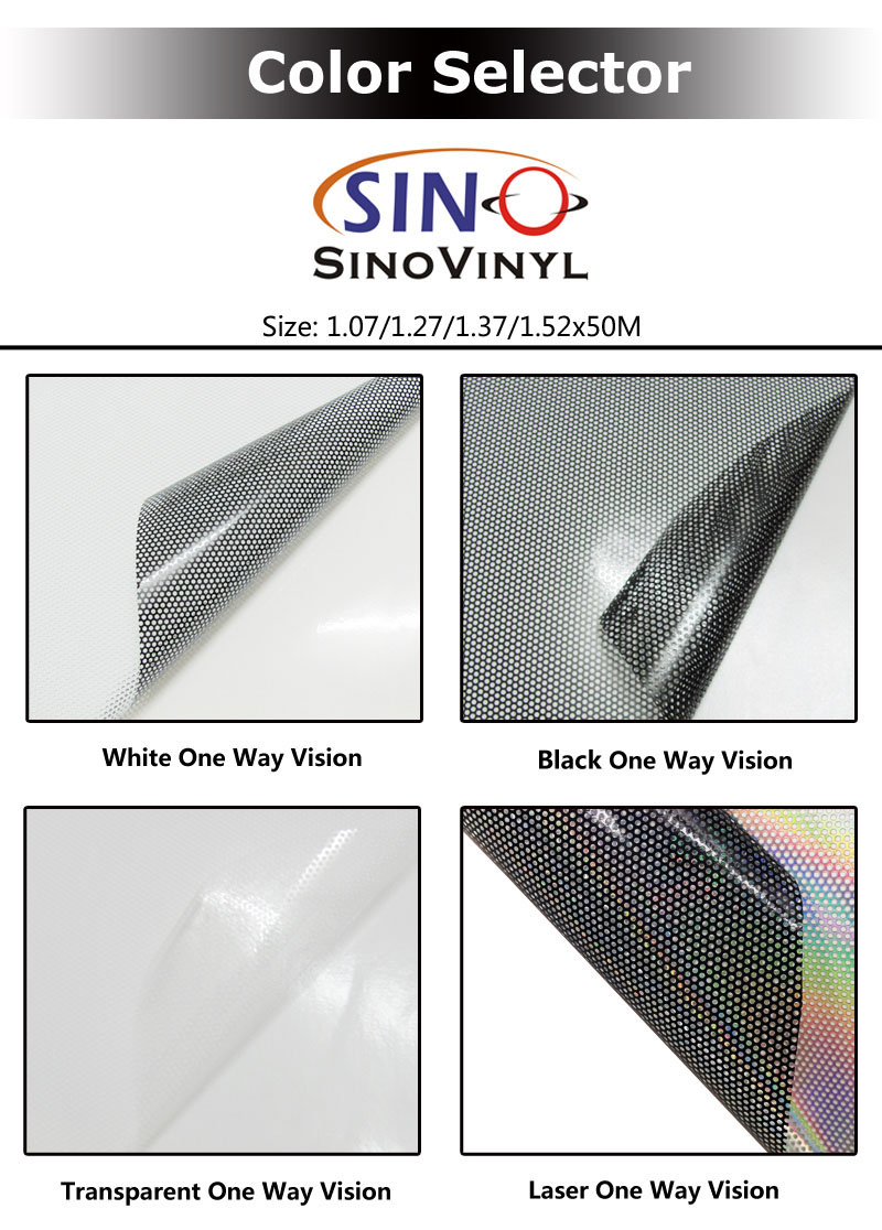 Black One Way Vision Fly Eye Mesh Privacy Window Sticker