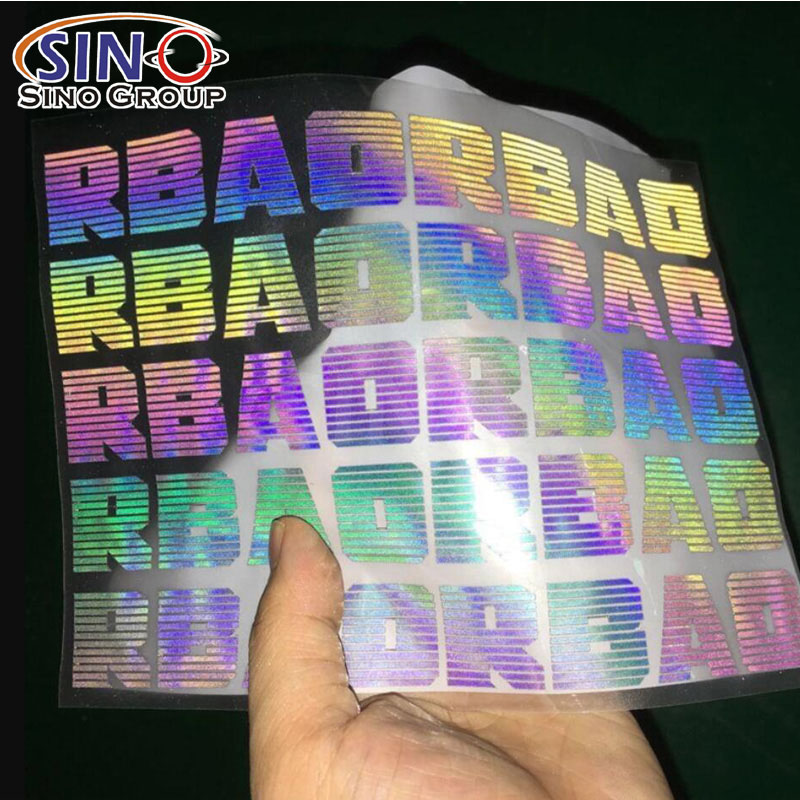Regenbogenblitz Reflektierendes Vinyl-Textil mit Wärmeübertragung