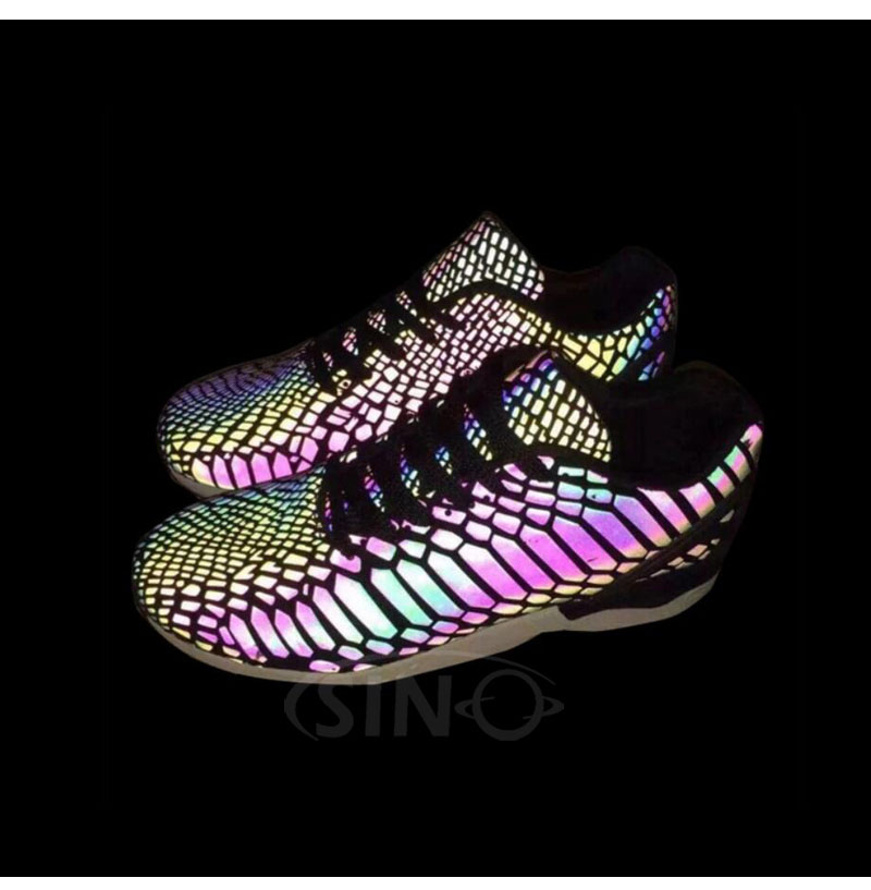 Rainbow Flash Reflective Heat Transfer Vinyl Colorful HTV