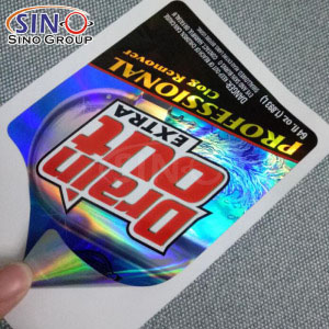 How to print on holographic laser self adhesive vinyl film?