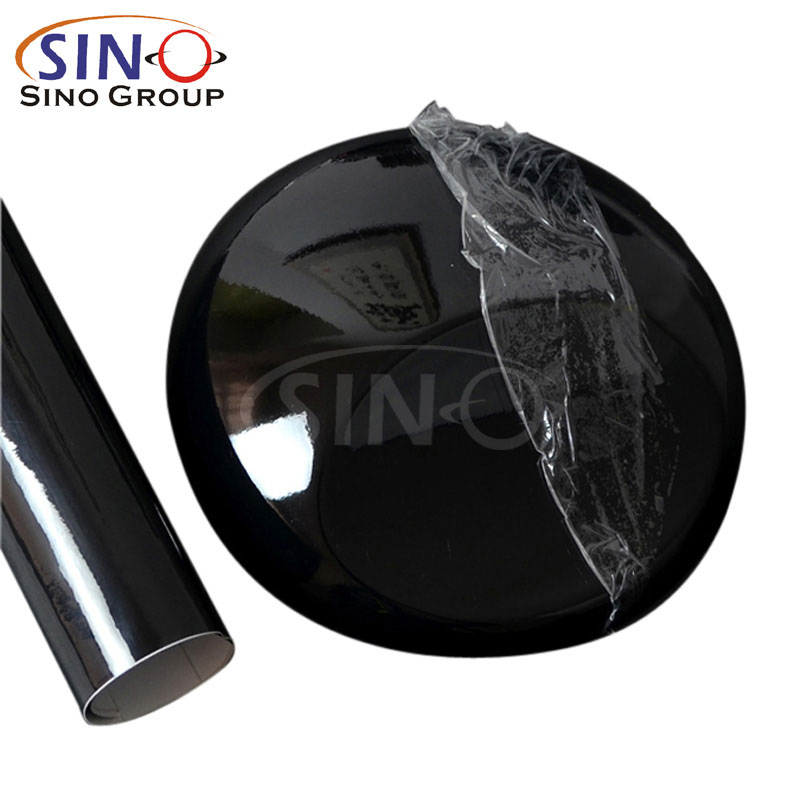 CL-SR Film vinyle noir super brillant pour toit ouvrant