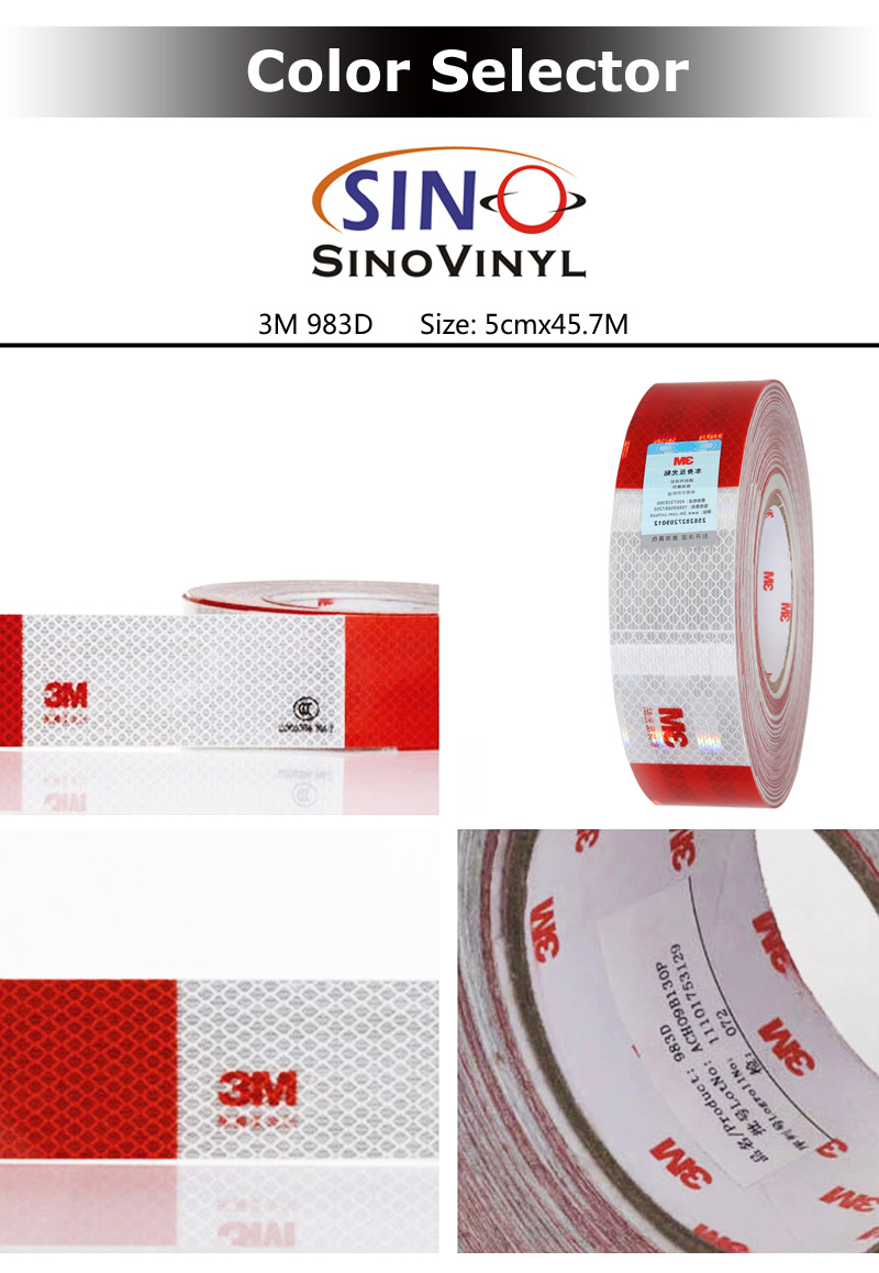 3M 983D Vehicle Truck Sign Tape Reflective Sheeting