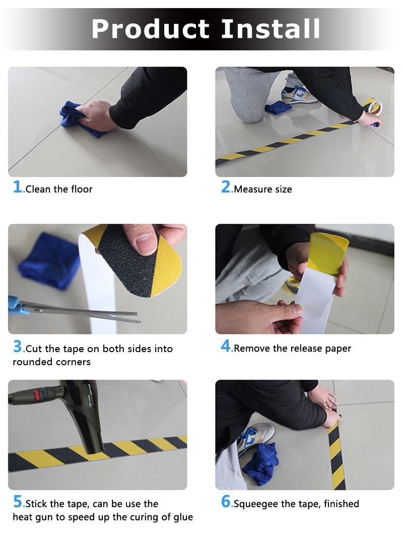 5 steps to learn how to use anti-slip tape?