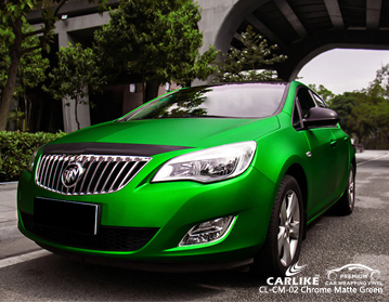 CL-CM-02 chrome matte green vinyl wrapping for BUICK Malaysia