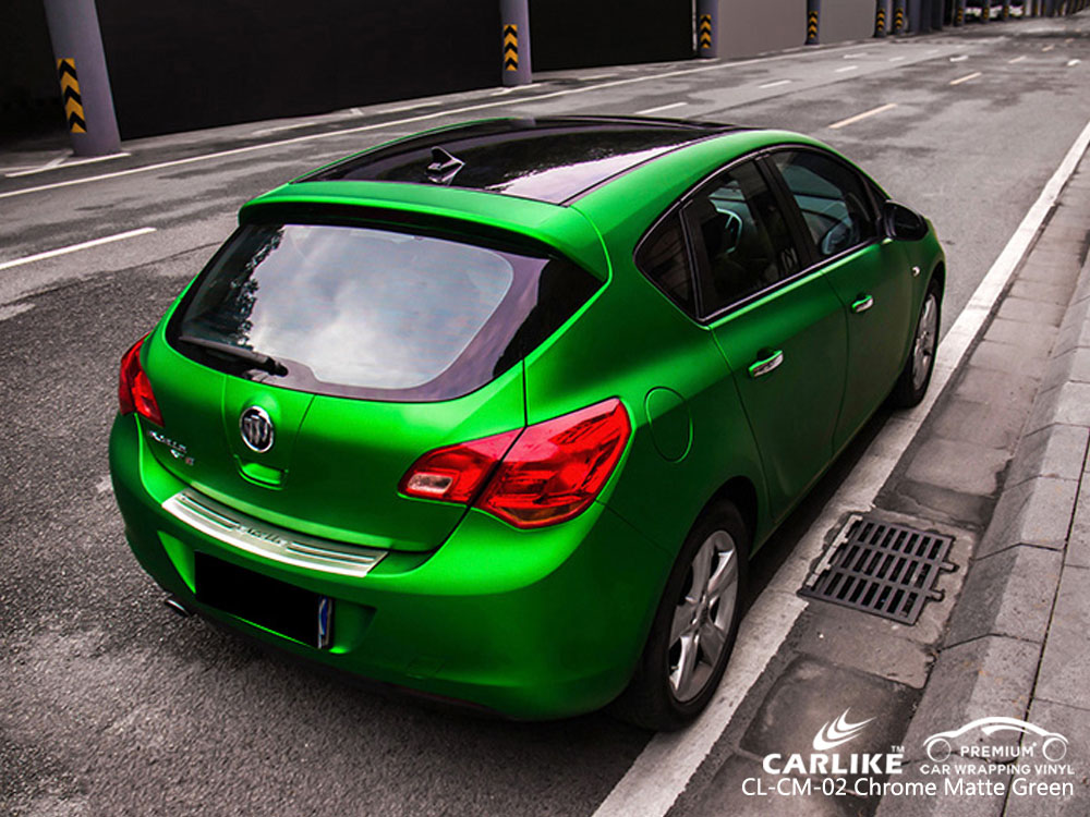 CARLIKE CL-CM-02 CHROME MATTE GREEN VINYL