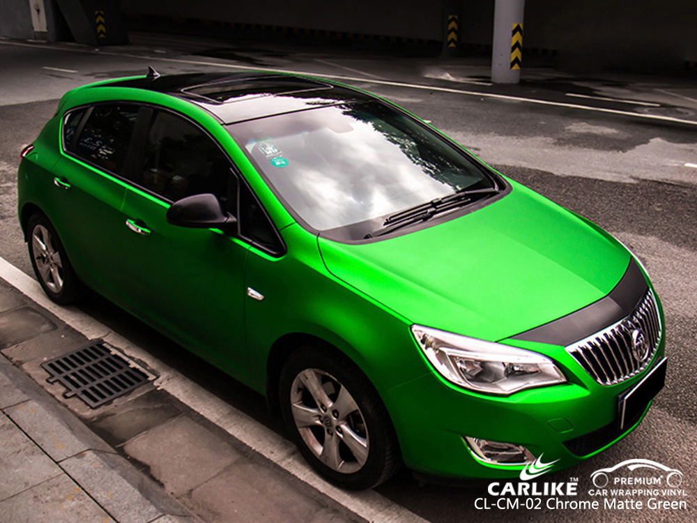 CARLIKE CL-CM-02 CHROME MATTE GREEN VINYL