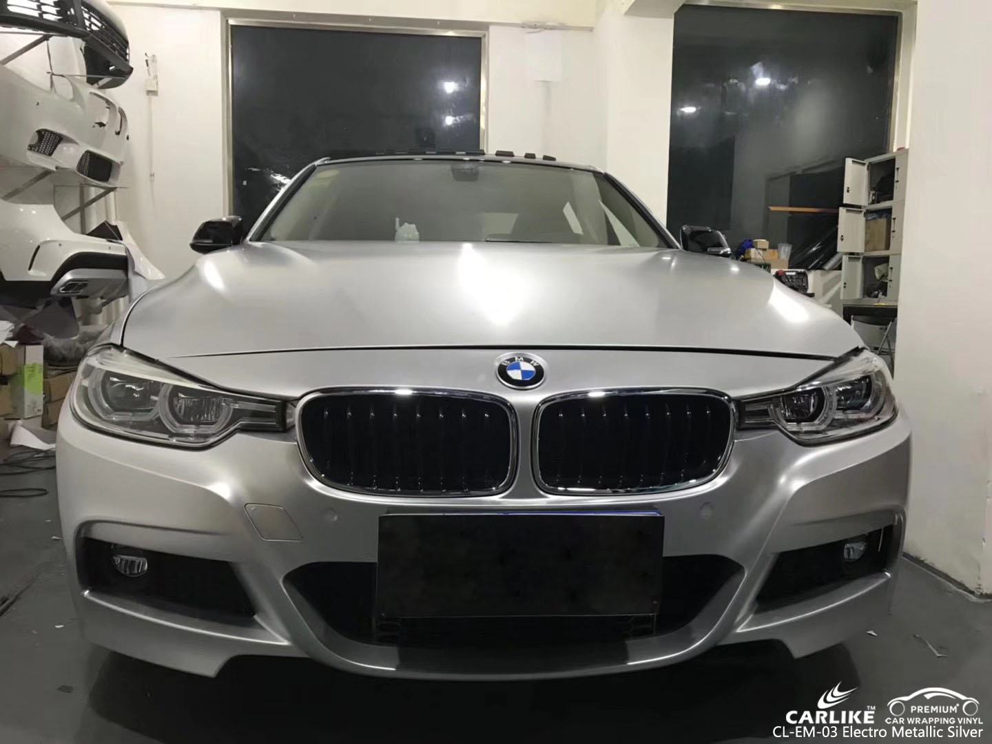 CARLIKE CL-EM-03 SILVER MATTE ELECTRO METALLIC VINYL FOR BMW