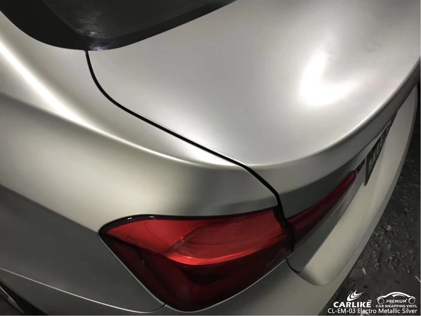CARLIKE CL-EM-03 SILVER MATTE ELECTRO METALLIC VINYL FOR BMW