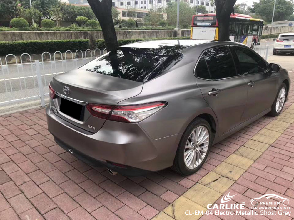 CARLIKE CL-EM-04 ELECTRO METALLIC GHOST GREY CAR WRAP VINYL