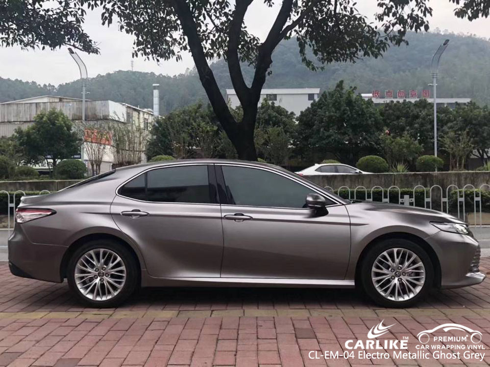CARLIKE CL-EM-04 ELECTRO METALLIC GHOST GREY CAR WRAP VINYL