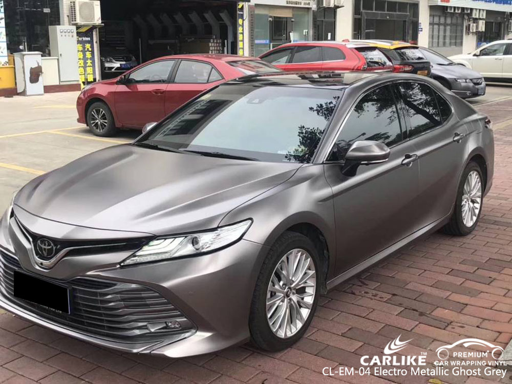 CARLIKE CL-EM-04 ELECTRO METALLIC GHOST GREY CAR WRAP VINYL