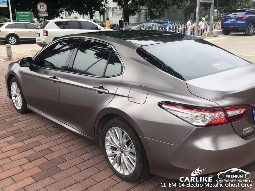 CARLIKE CL-EM-04 ELECTRO METALLIC GHOST GREY CAR WRAP VINYL